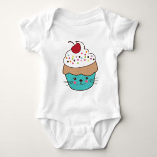 Gullig muffinbabyjumper tee