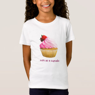 Gullig muffindesign t-shirt