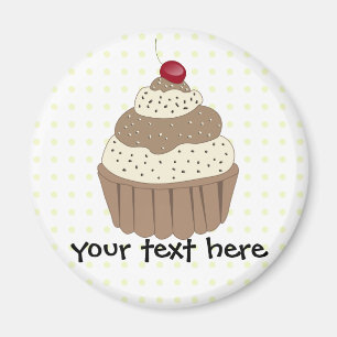 Gullig muffins magnet
