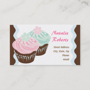 Gullig muffintelefonkort