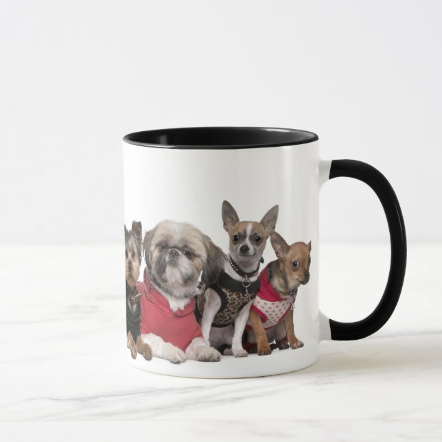 Gullig mugg för hundvänkaffe (Höger)