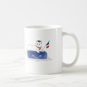 Gullig mugg för Paris katt