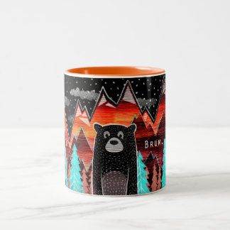 Gullig mugg med björnen