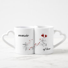 gullig musik av kärlek