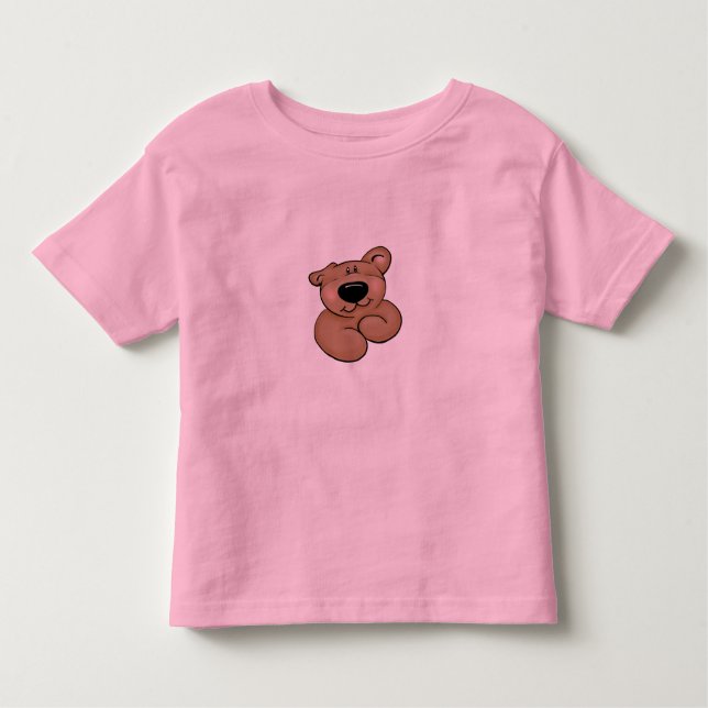 Gullig nalle t shirt (Framsida)