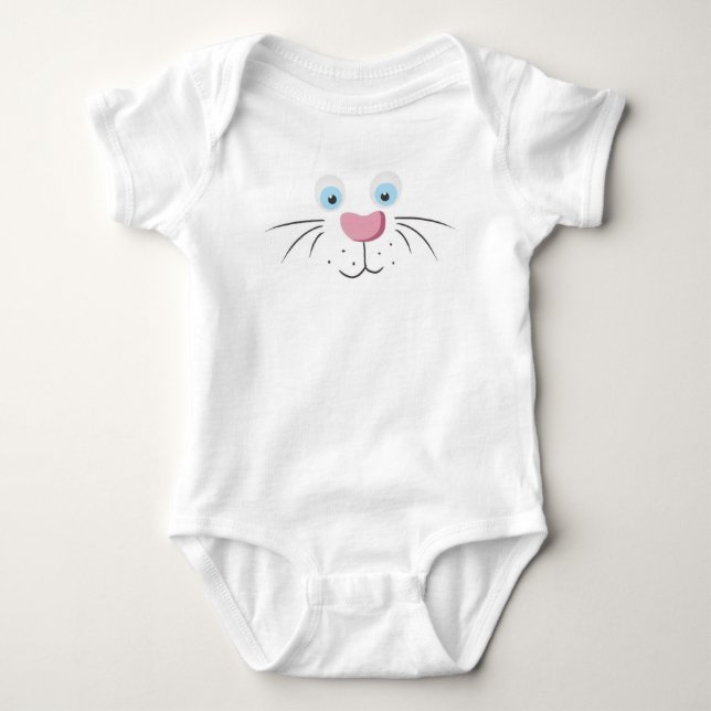 Gullig näsa för kaninansikterosor t shirt (Framsida)