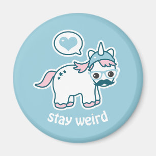 Gullig NerdUnicorn Magnet