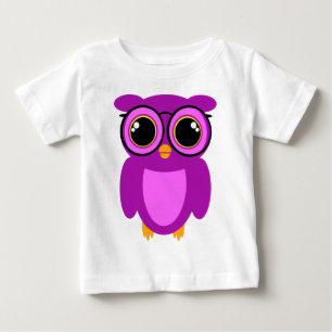 Gullig Nerdy uggla Tee