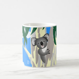 Gullig & nyfiken KoalaNaturescope mugg