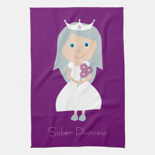 Gullig nykter Princess Lila Kökshandduk (Vertikal)