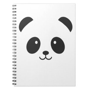 Gullig och kelig Pandaanteckningsbok Anteckningsbok
