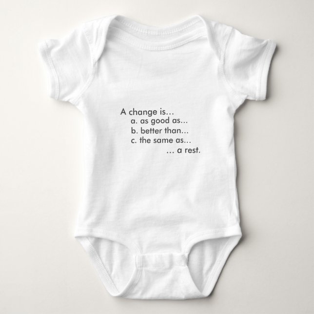Gullig och rolig babygro t-shirt (Framsida)