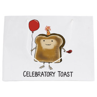 Gullig och rolig Celebratory rostat bröd