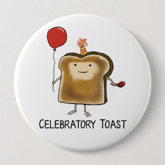 Gullig och rolig Celebratory rostat bröd Knapp