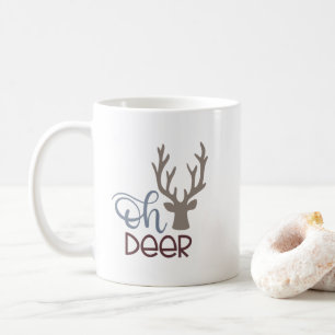 Gullig Oh hjortkaffemugg Kaffemugg