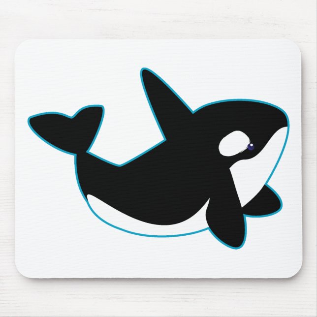 Gullig Orca (späckhuggaren) Musmatta (Framsidan)