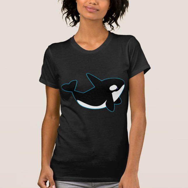 Gullig Orca (späckhuggaren) T-shirt (Framsida)