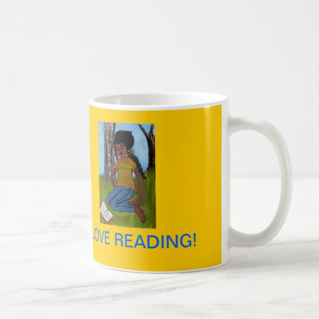 Gullig original- konstkaffemugg kaffemugg (Höger)