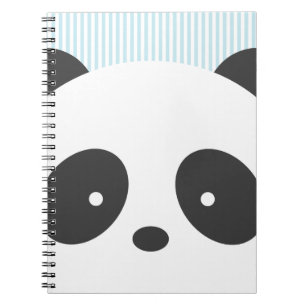 Gullig panda anteckningsbok