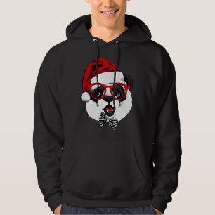 gullig panda i jul hoodie