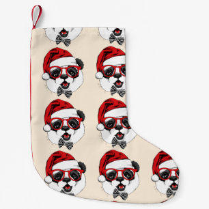 gullig panda i jul liten julstrumpa