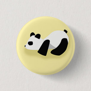 Gullig Panda Knapp