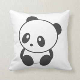 Gullig panda kudde