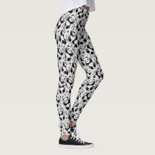 Gullig Panda Leggings