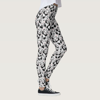 Gullig Panda Leggings
