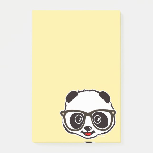 Gullig Panda Post-it Block (Framsida)