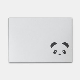 Gullig panda post-it block