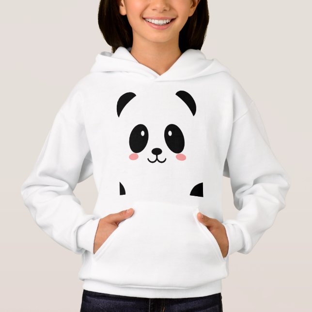 Gullig Panda Tröja (Framsida)
