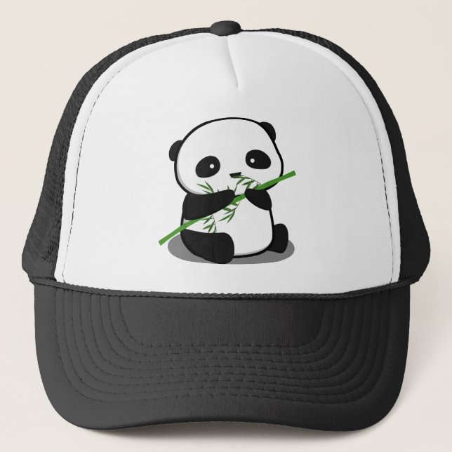 Gullig Panda Truckerkeps (Framsida)
