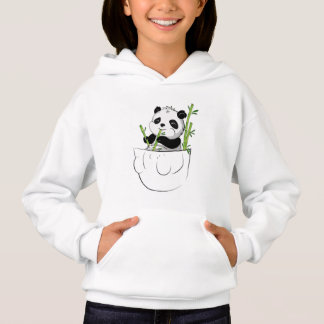 Gullig PandaHoodie för henne T Shirt