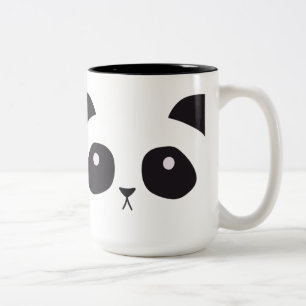 Gullig Pandamugg Två-Tonad Mugg