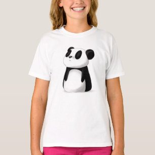Gullig Pandaskjortaför barn Tee Shirt