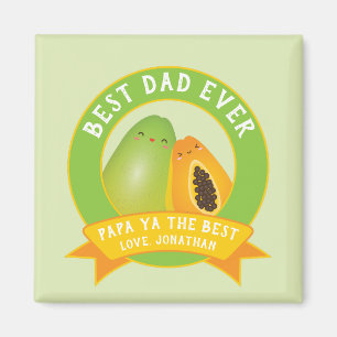 Gullig pappa Ya den bäst roliga fruktvitsen för Magnet