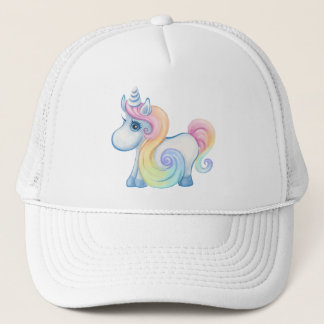 Gullig pastell färgad Unicorn Keps