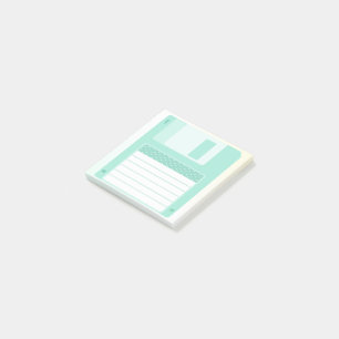 Gullig pastellfärgad krickadiskett post-it block