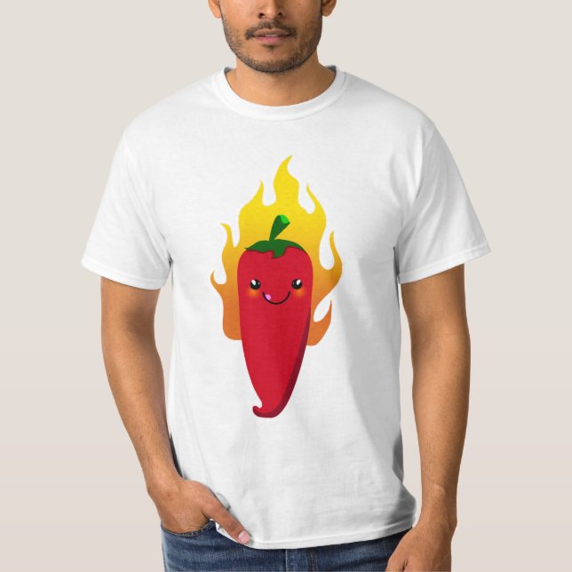 Gullig peppar Chu Tee Shirt (Framsida)