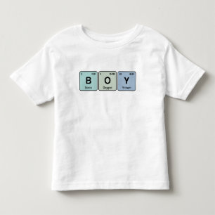 Gullig periodisk bordPOJKE T Shirt