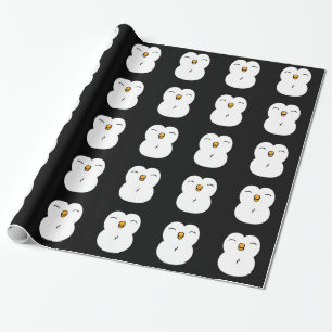 Gullig pingvin presentpapper
