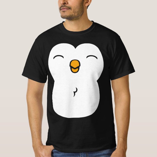Gullig pingvin t shirt (Framsida)