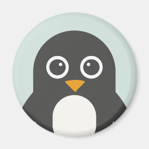 Gullig pingvinmagnet magnet