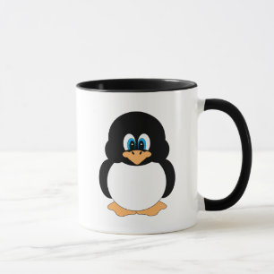 Gullig pingvinmugg mugg