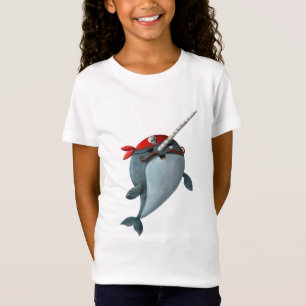 Gullig pirat Narwhal T Shirt