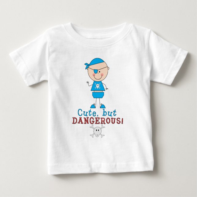 Gullig pirat tee shirt (Framsida)