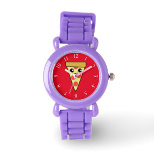 Gullig Pizzaskiva Armbandsur