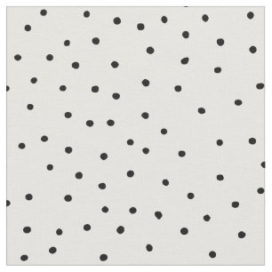 Gullig polka dots för modern chicsvartvattenfärg tyg