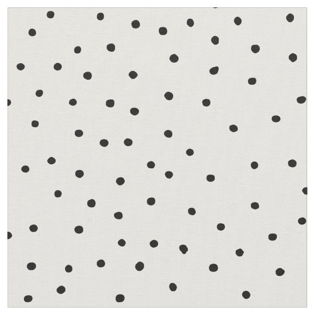 Gullig polka dots för modern chicsvartvattenfärg tyg (Närbild)